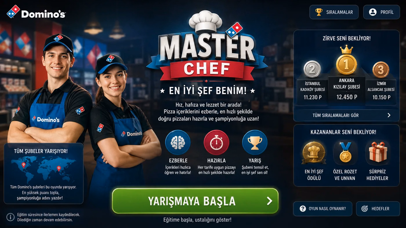GOFACTORY production — gamified training screen