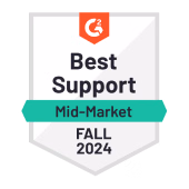 G2 Best Support Mid-Market