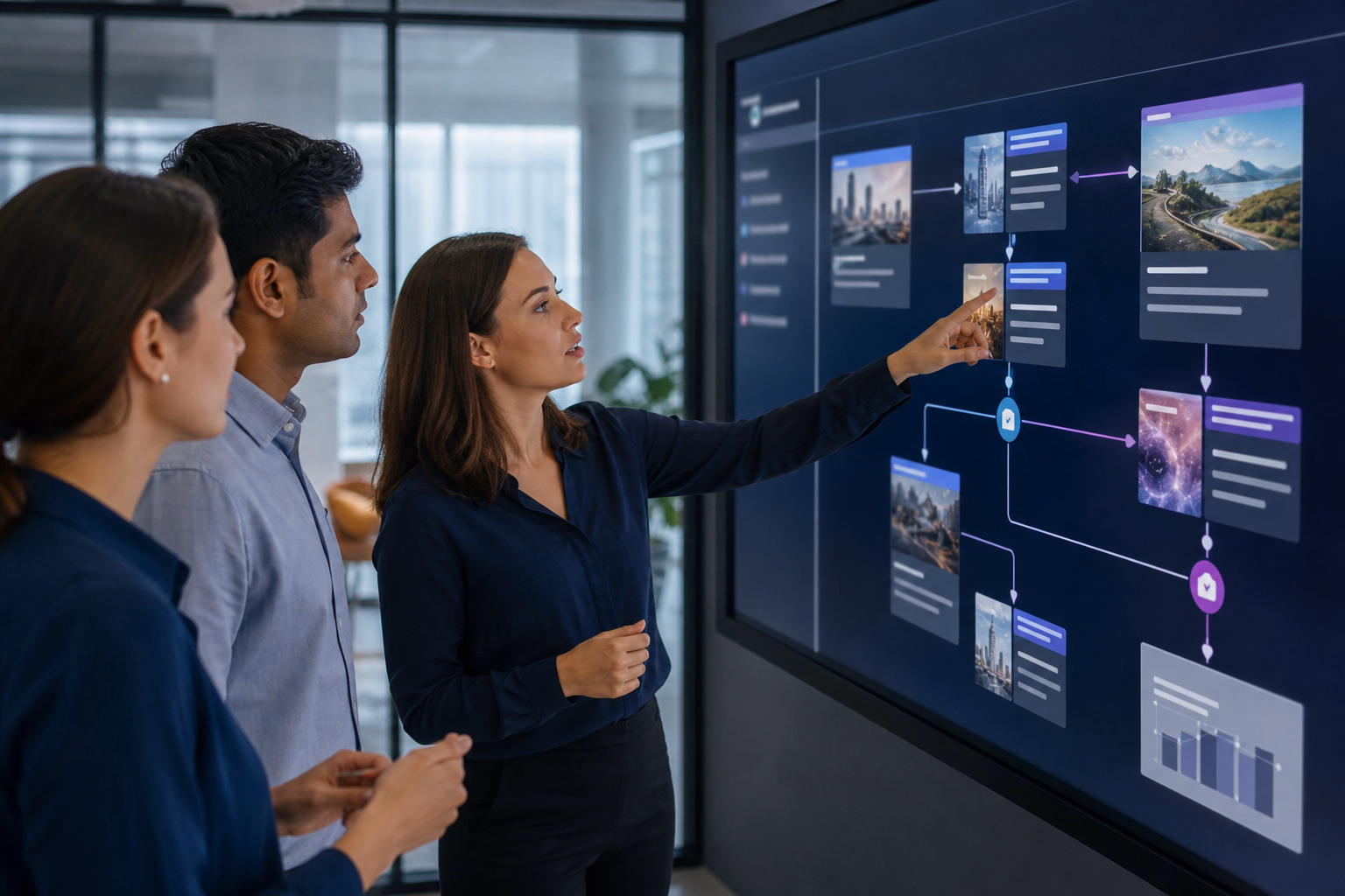 Consultants in a client-focused competency workshop