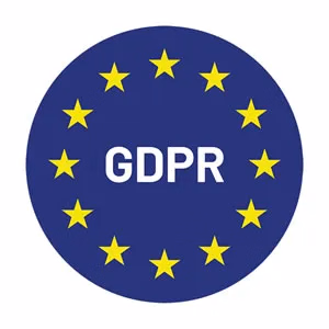 GDPR data privacy badge