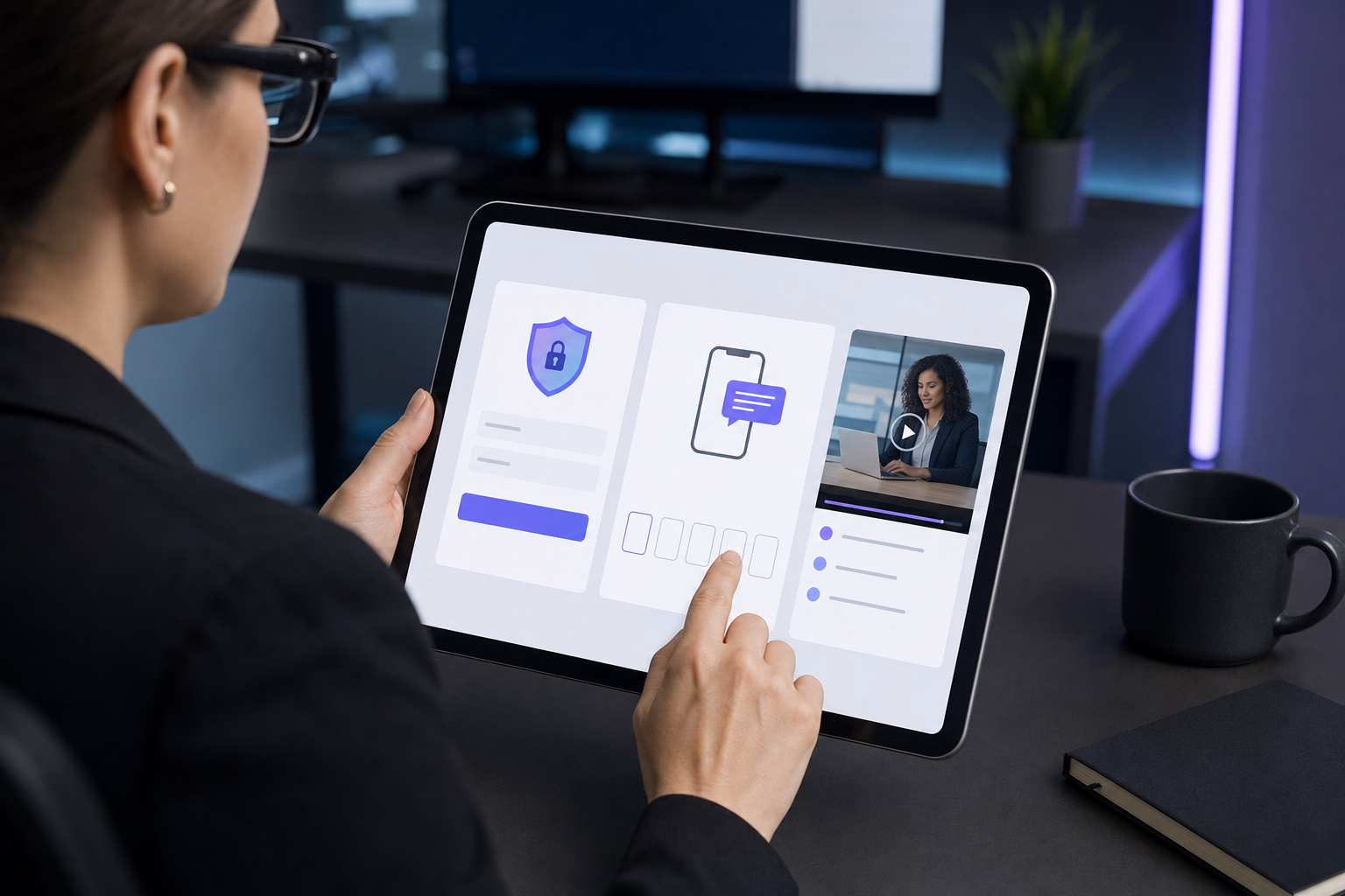 Employee managing secure access and identity control